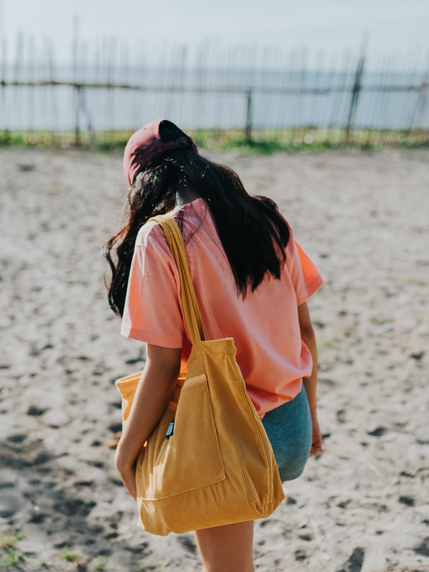 Corduroy Beach Tote