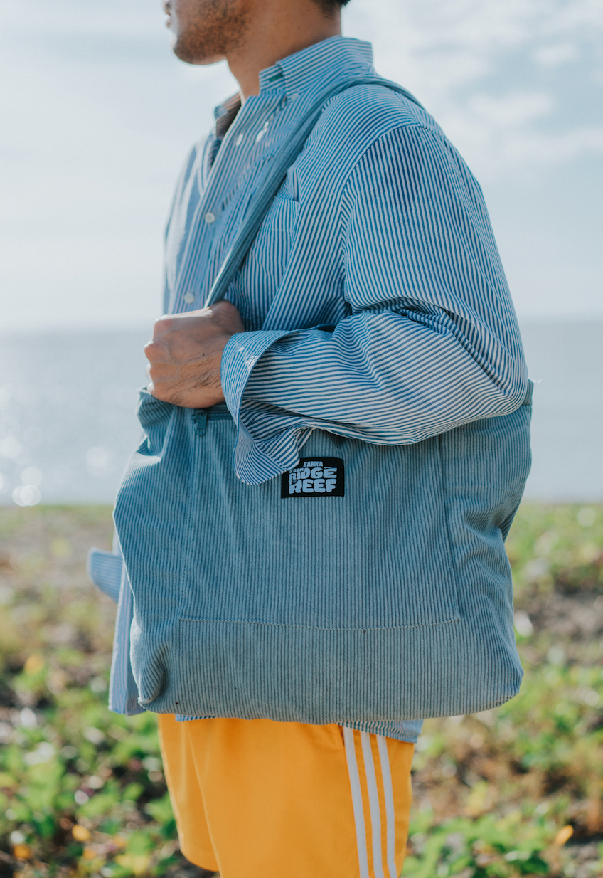 Corduroy Beach Tote