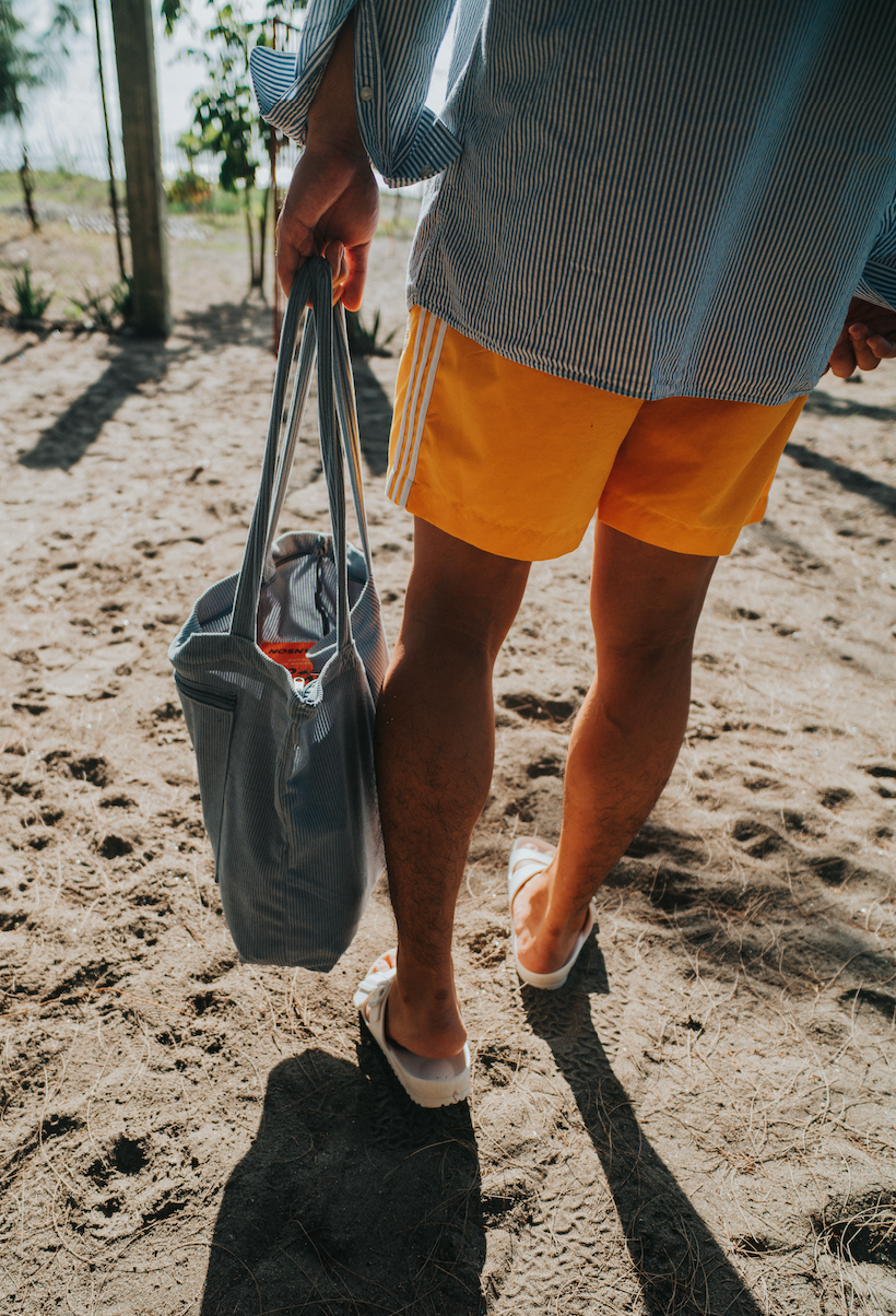 Corduroy Beach Tote