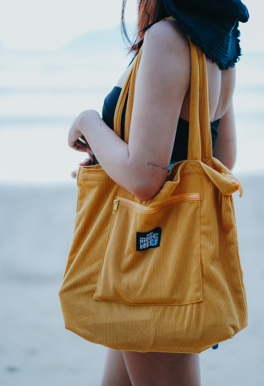 Corduroy Beach Tote